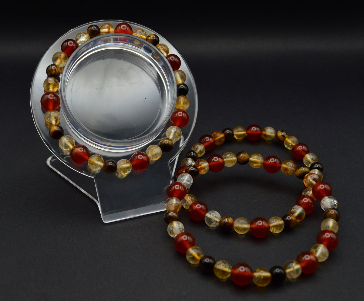 Carnelian, Citrine & Tiger’s Eye