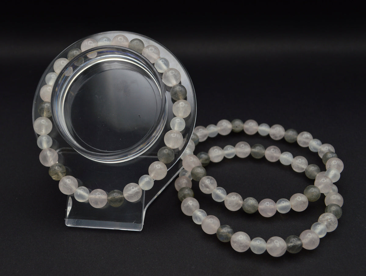 Labradorite, Selenite & Rose Quartz