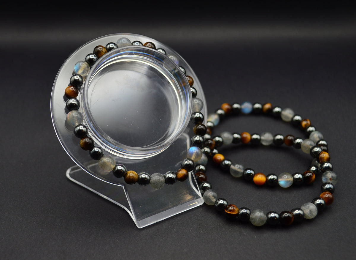 Hematite, Labradorite & Tiger’s Eye