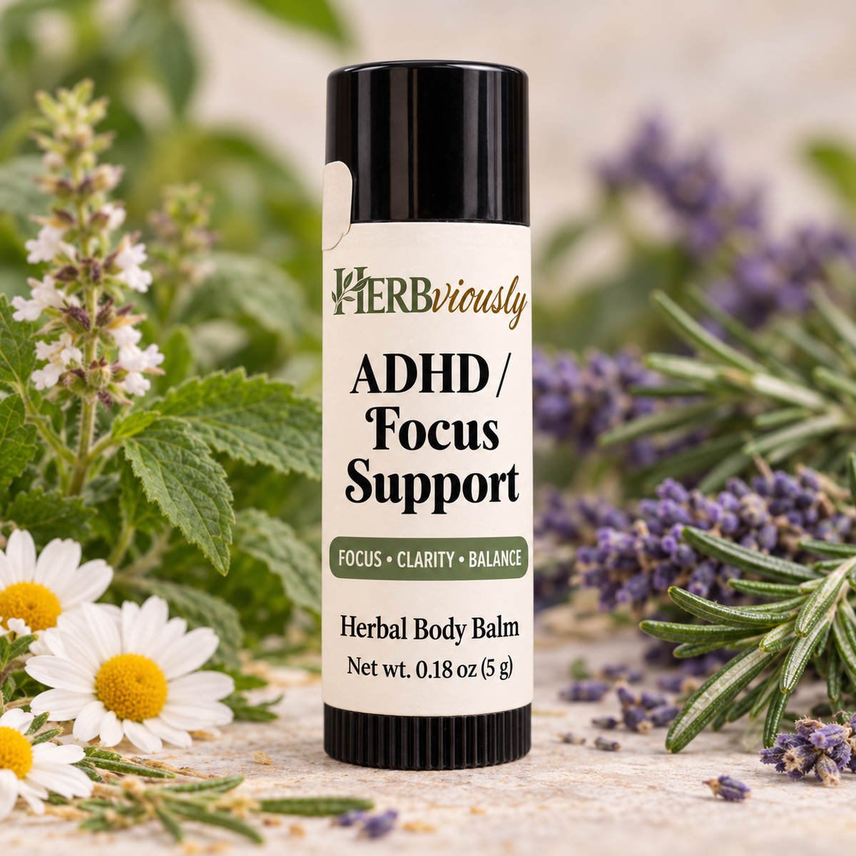 Focus Blend (ADHD) Balm | Botanical Balm for Focus & Grounding