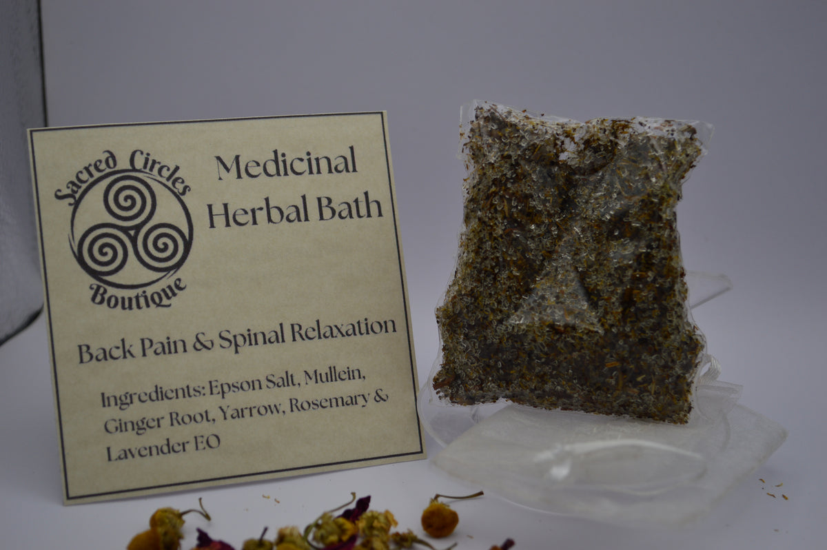 Back & Spinal Bath Soak | Herbal Epsom Salt Soak