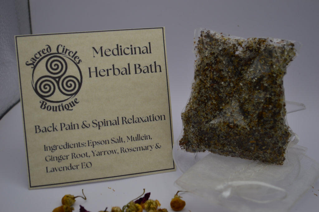 Back & Spinal Bath Soak | Herbal Epsom Salt Soak