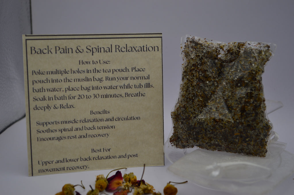 Back & Spinal Bath Soak | Herbal Epsom Salt Soak