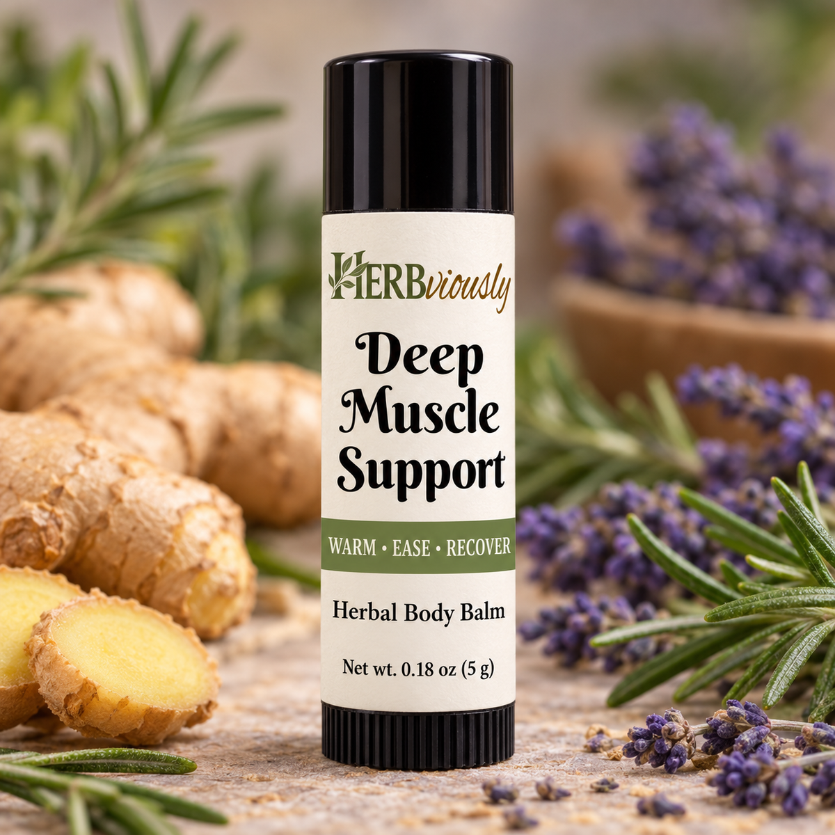 Muscle Support Balm | Botanical Balm for Deep Muscle Comfort