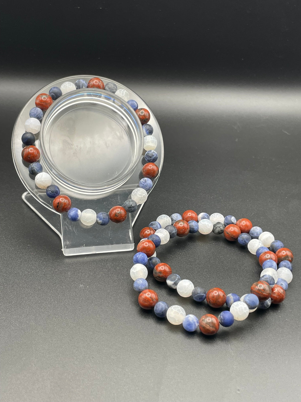 Coast Guard Crystal Bracelet | Military Service Gift