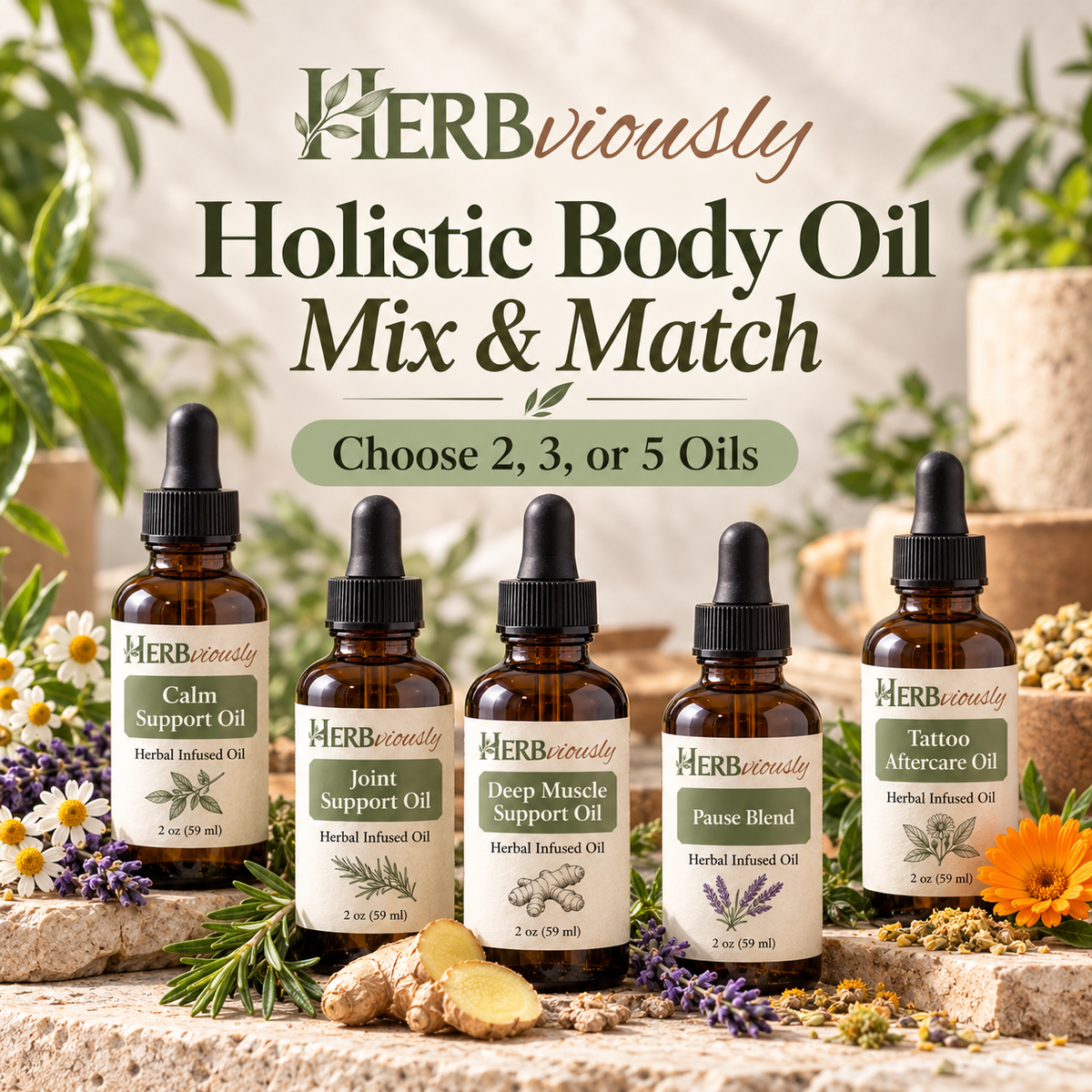 Holistic Body Oil Mix & Match