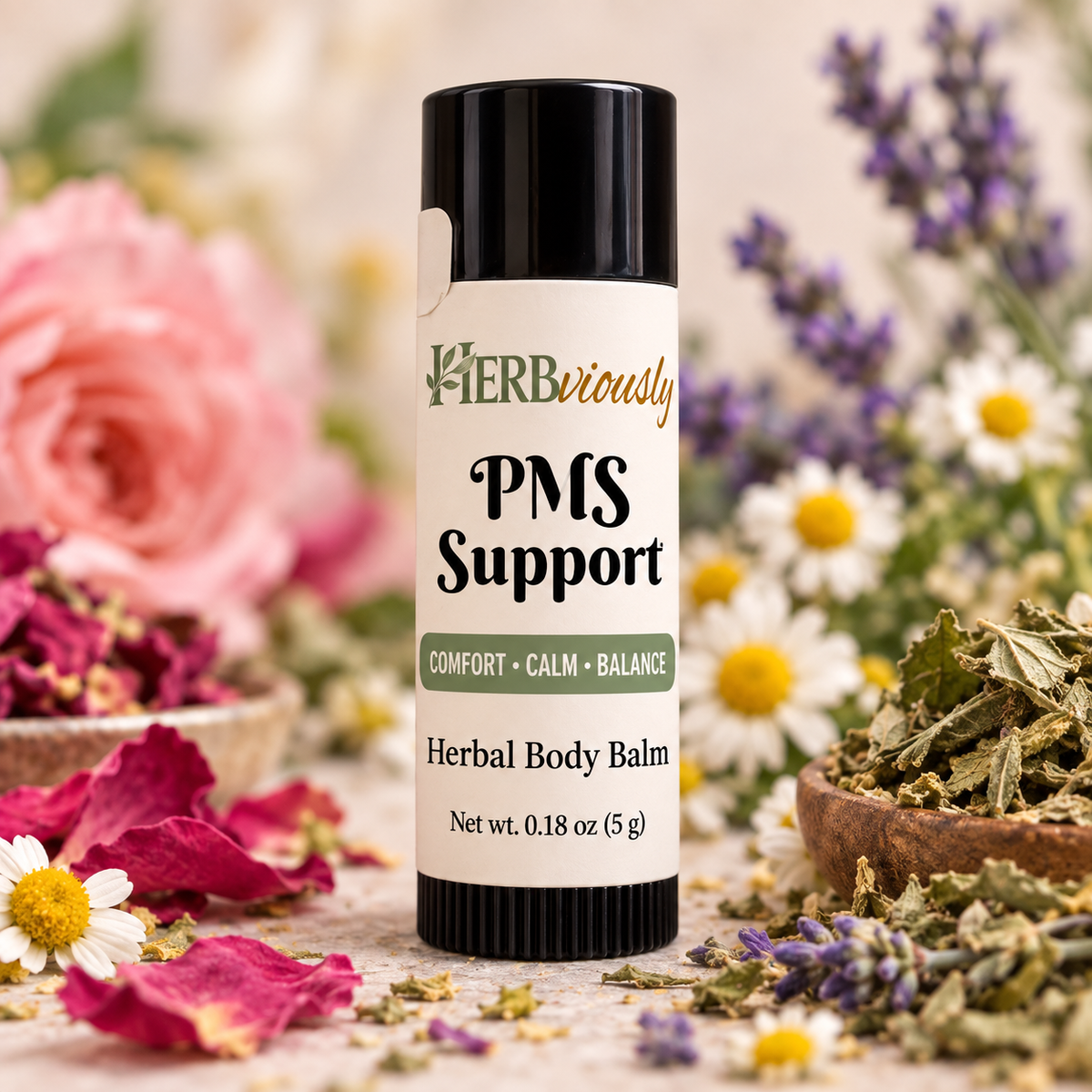 Cycle Comfort (PMS) Balm | Botanical Balm for Monthly Comfort