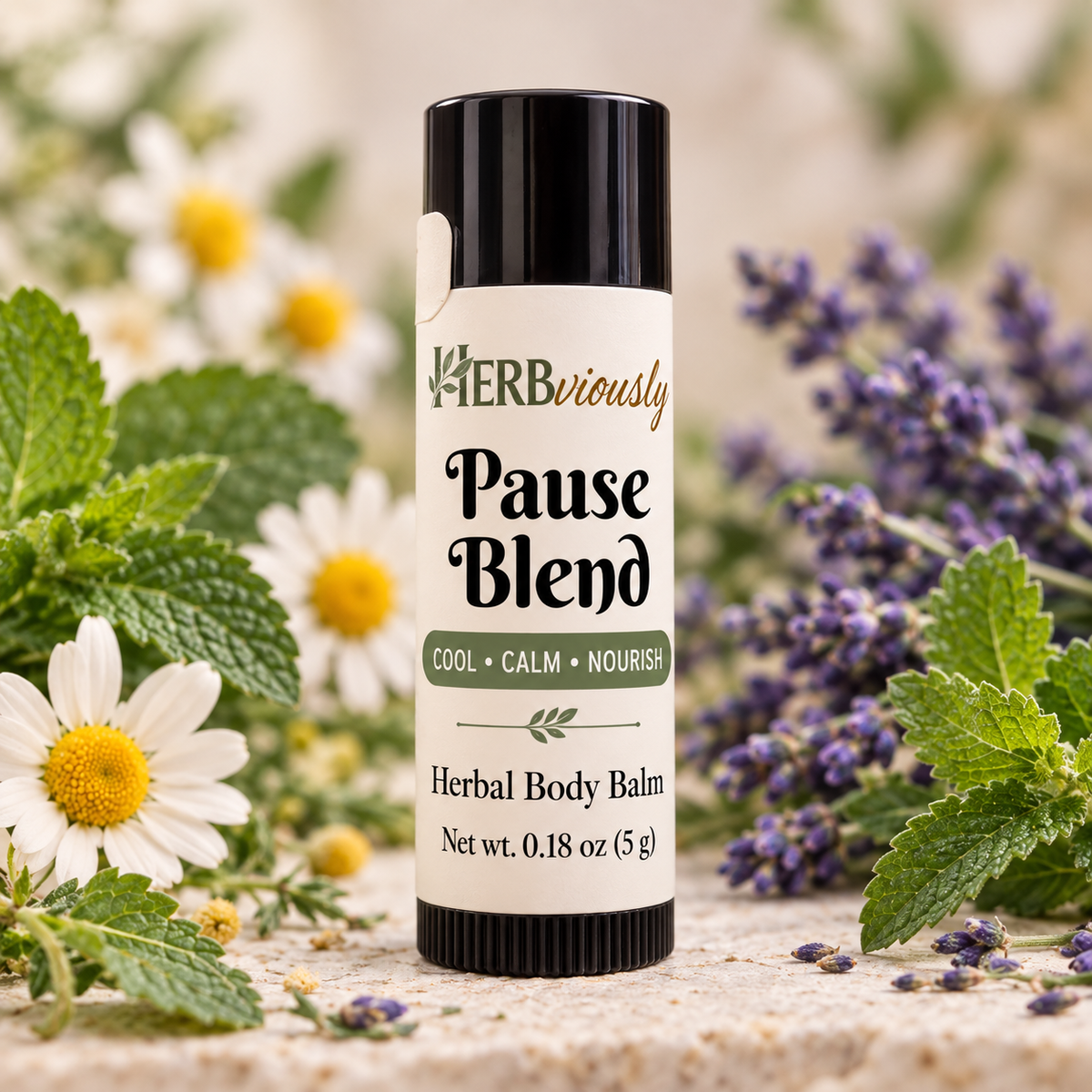 Pause (Menopause) Balm | Botanical Balm for Midlife Body Care