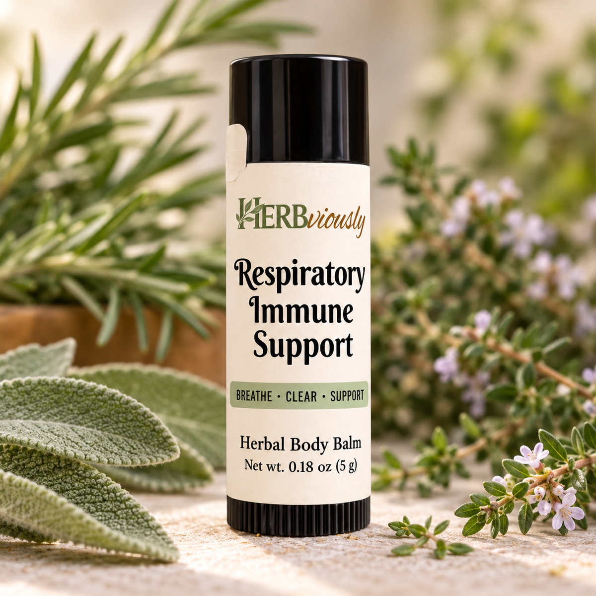 Deep Breath (Respiratory) Balm | Botanical Chest & Upper Body Balm