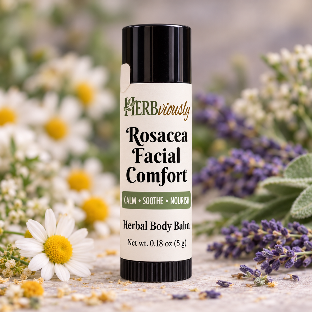 Calm Complexion (Rosacea) Balm | Botanical Balm for Sensitive Skin