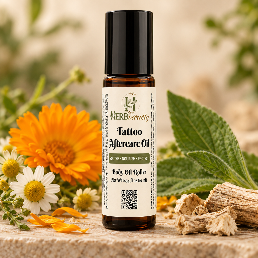 Tattoo Aftercare Oil | Lightweight Botanical Oil for Tattooed Skin